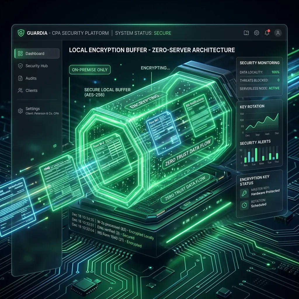 Zero-Trust Data Sanitization for Accountants Dashboard