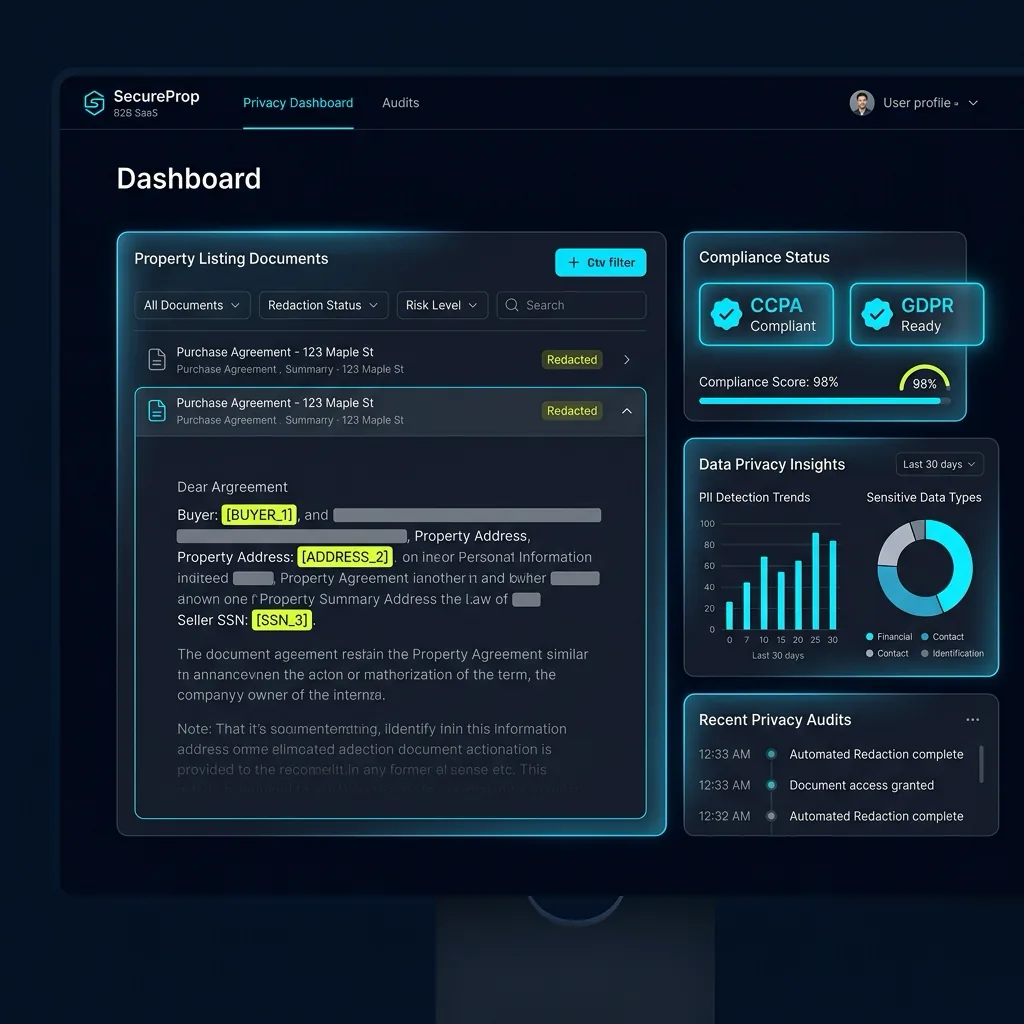 Real Estate: Zero-Trust Tenant Privacy Shield