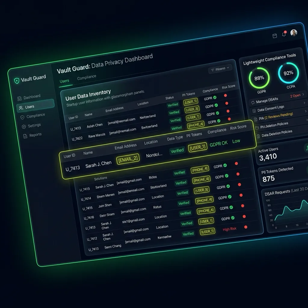 Zero-Trust Sanitization for High-Growth Startups. Dashboard