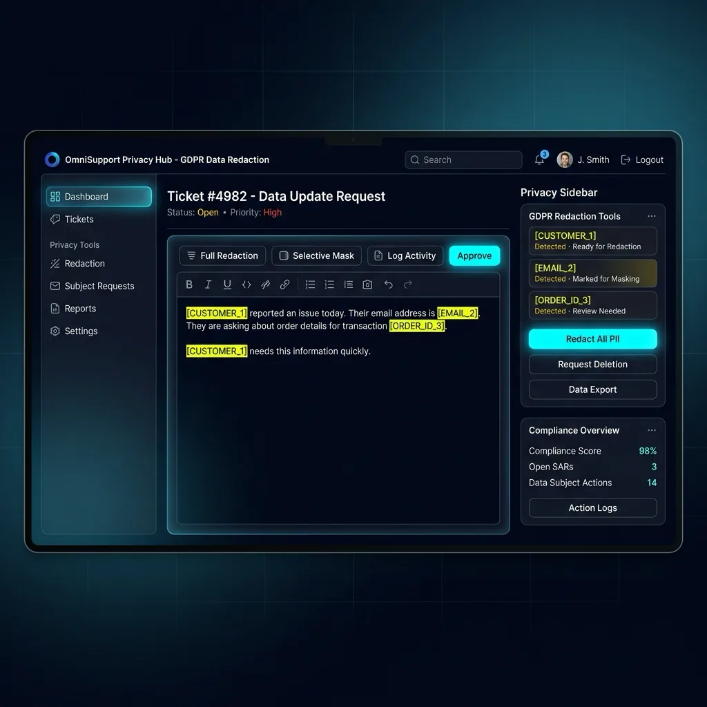Support Teams: Zero-Trust Customer Record Safety