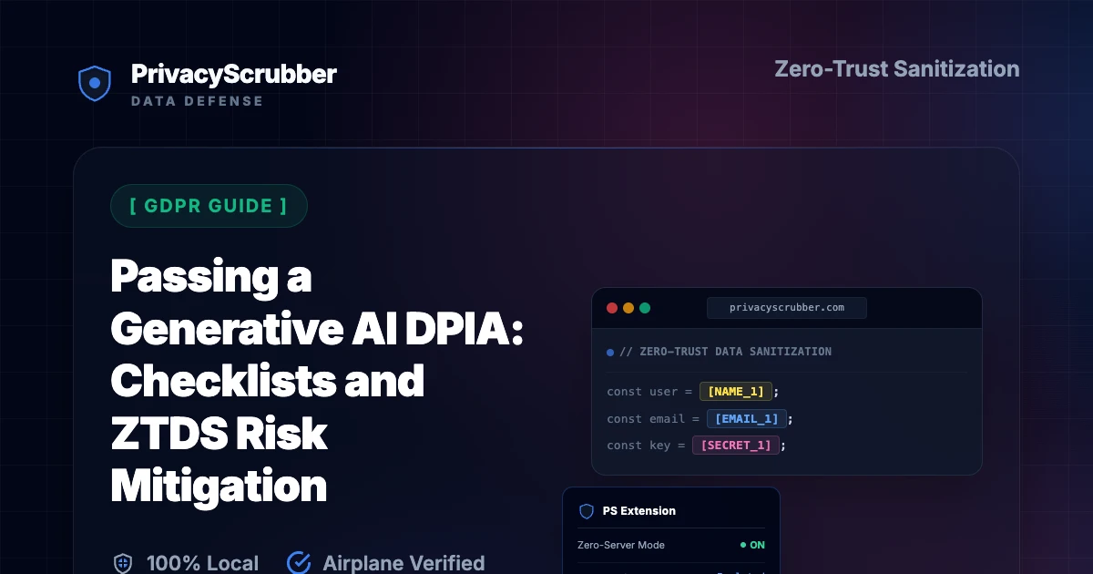 Passing a Generative AI DPIA
