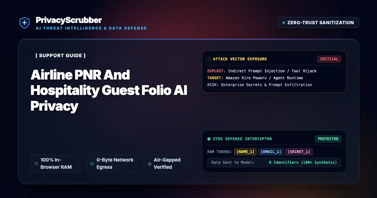 Airline PNR & Hospitality AI Privacy