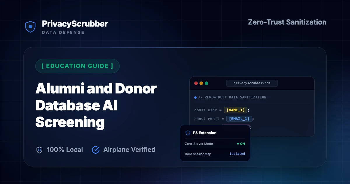 Alumni and Donor Database AI Screening
