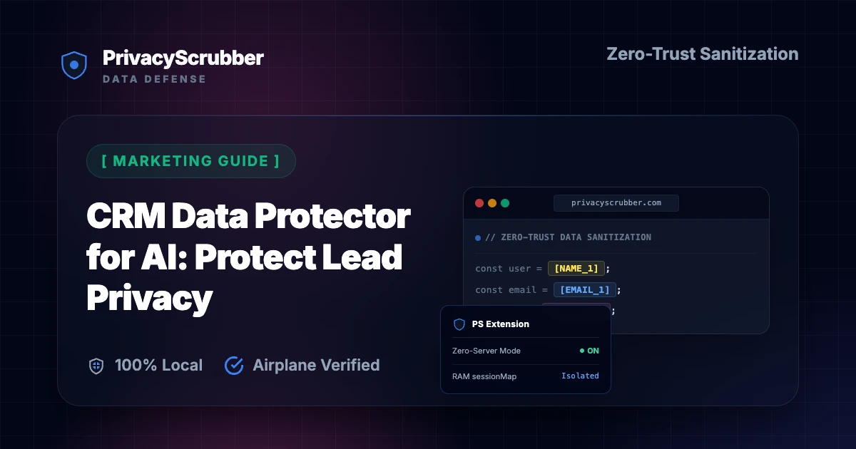 CRM Data Protector for AI