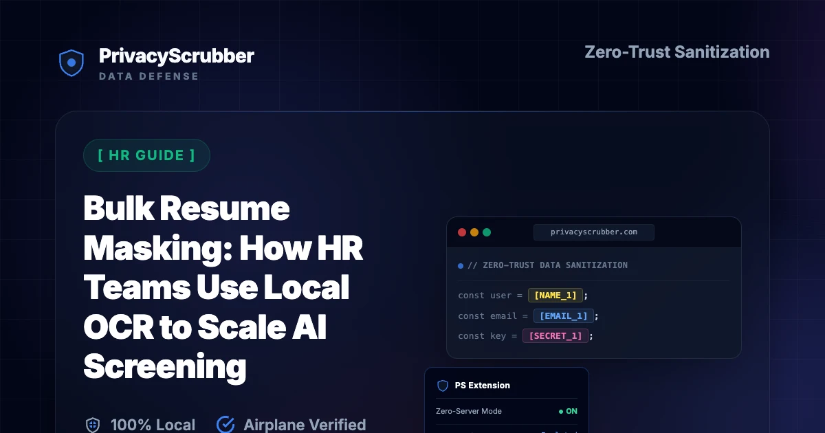 Bulk Resume Masking