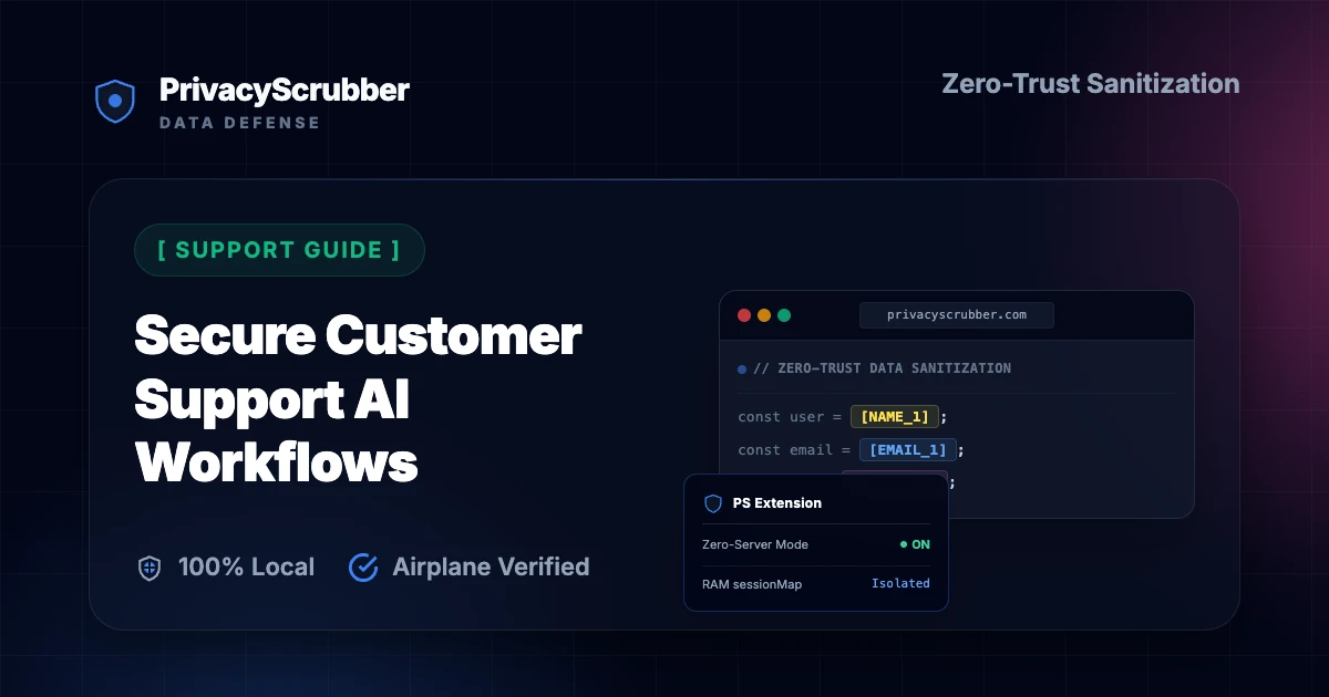 Secure Customer Support AI Workflows