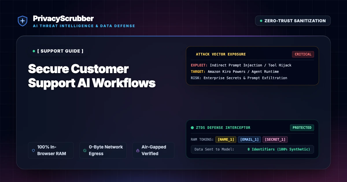 Secure Customer Support AI Workflows