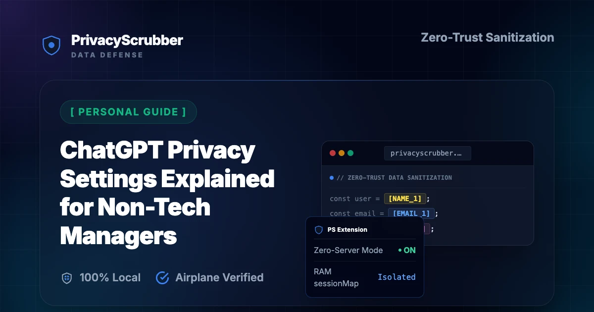 Personal PII Protection for ChatGPT Users