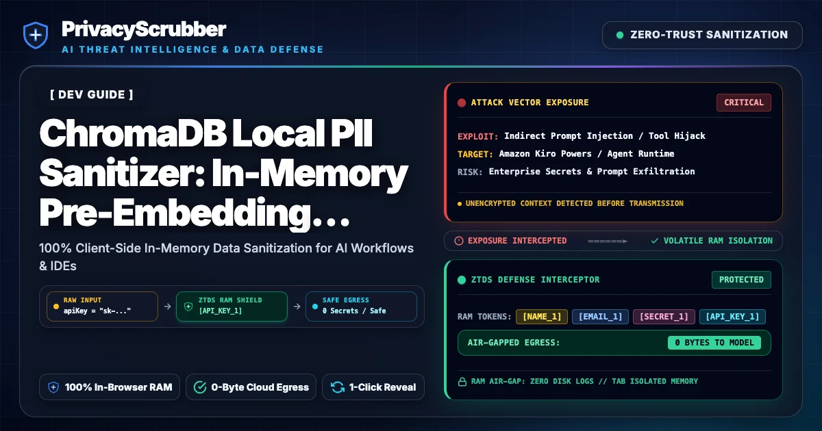 ChromaDB Local PII Sanitizer