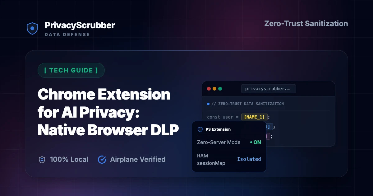 Chrome Extension for AI Privacy