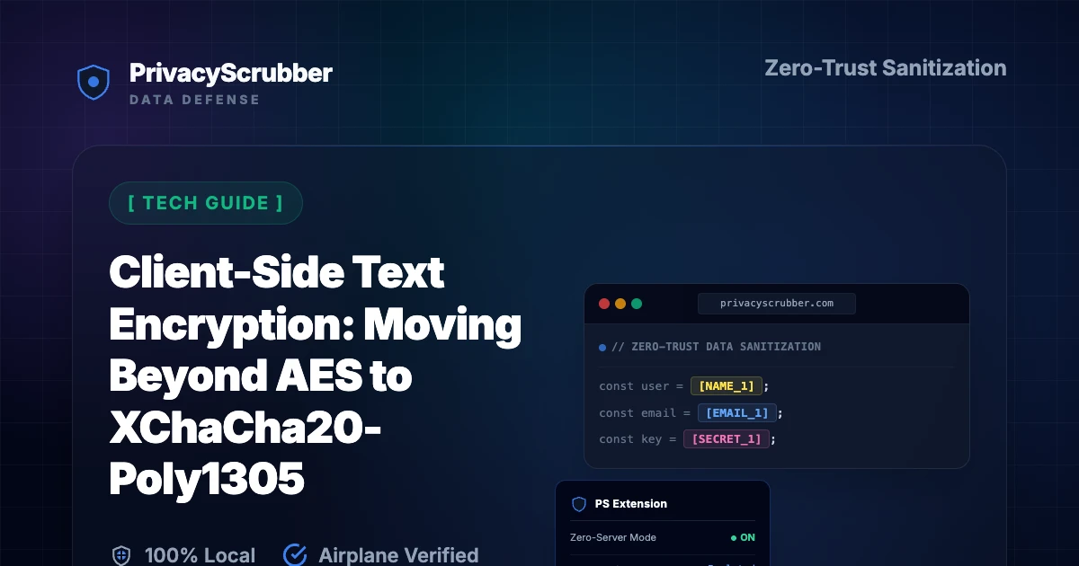 Client-Side Text Encryption