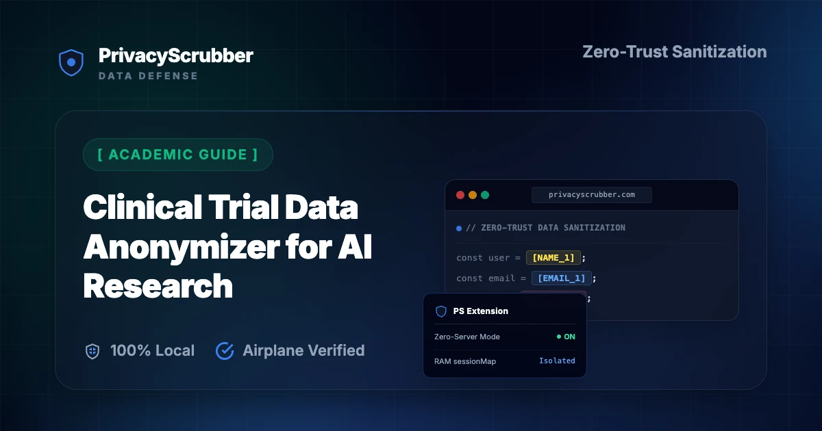Clinical Trial Data Anonymizer for AI Research