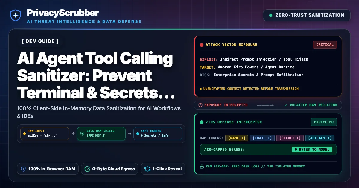 AI Agent Tool Calling Sanitizer