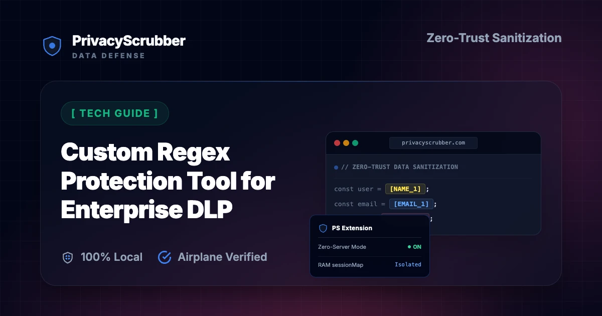 Custom Regex Protection Tool for Enterprise DLP