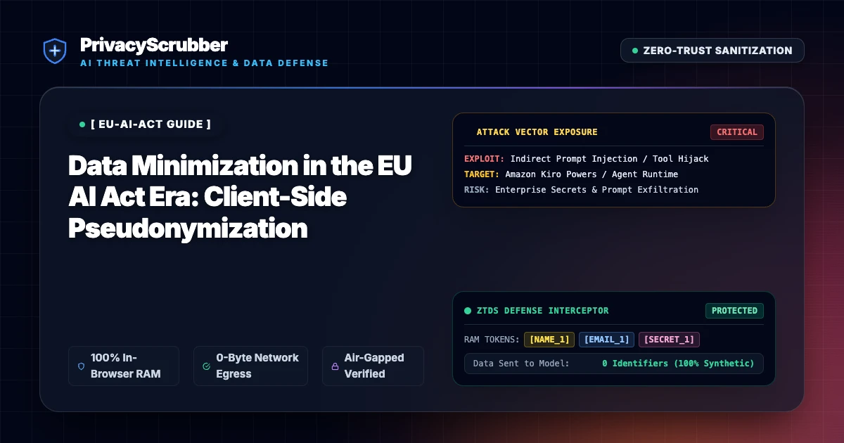 EU AI Act Compliance and PII Sanitization for ChatGPT