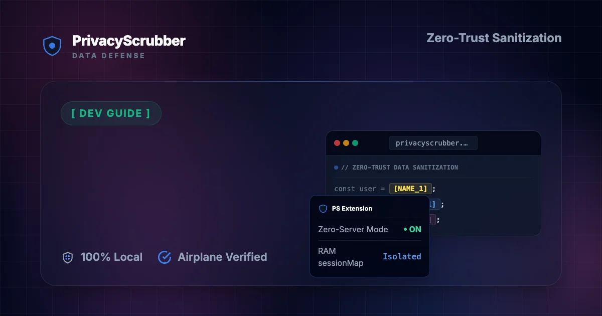 Developer Secrets and PII Protection for Code Analysis