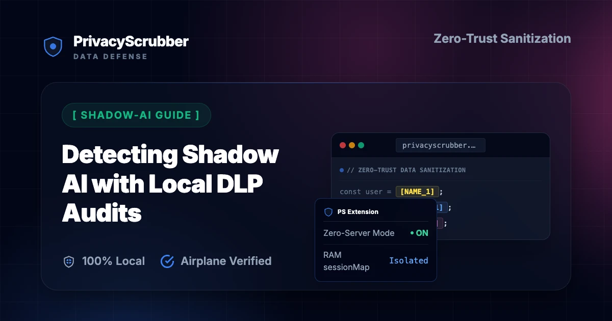 Detecting Shadow AI with Local DLP Audits