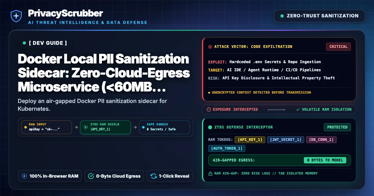 Developer Secrets and PII Protection for Code Analysis