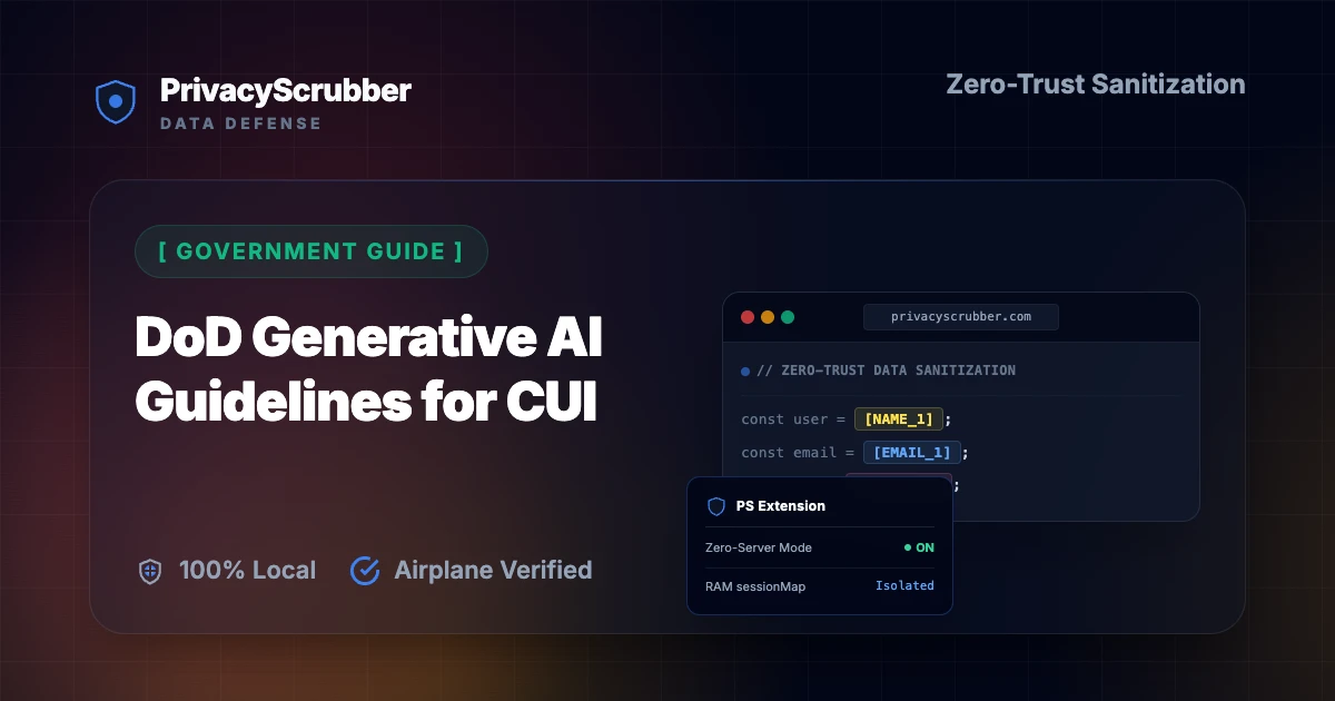 DoD Generative AI Guidelines for CUI