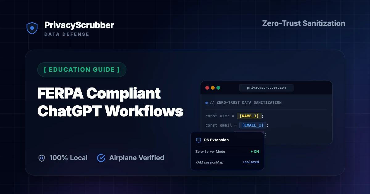 FERPA Compliant ChatGPT Workflows
