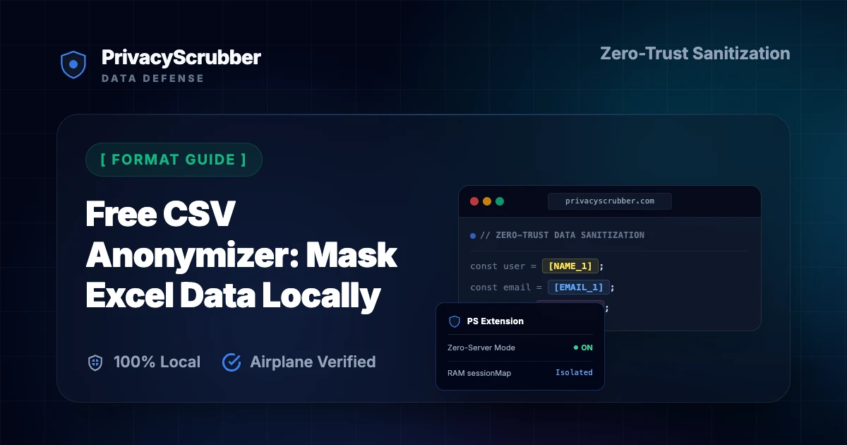 Free CSV Anonymizer