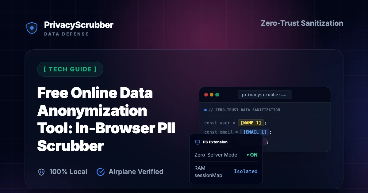 Free Online Data Anonymization Tool