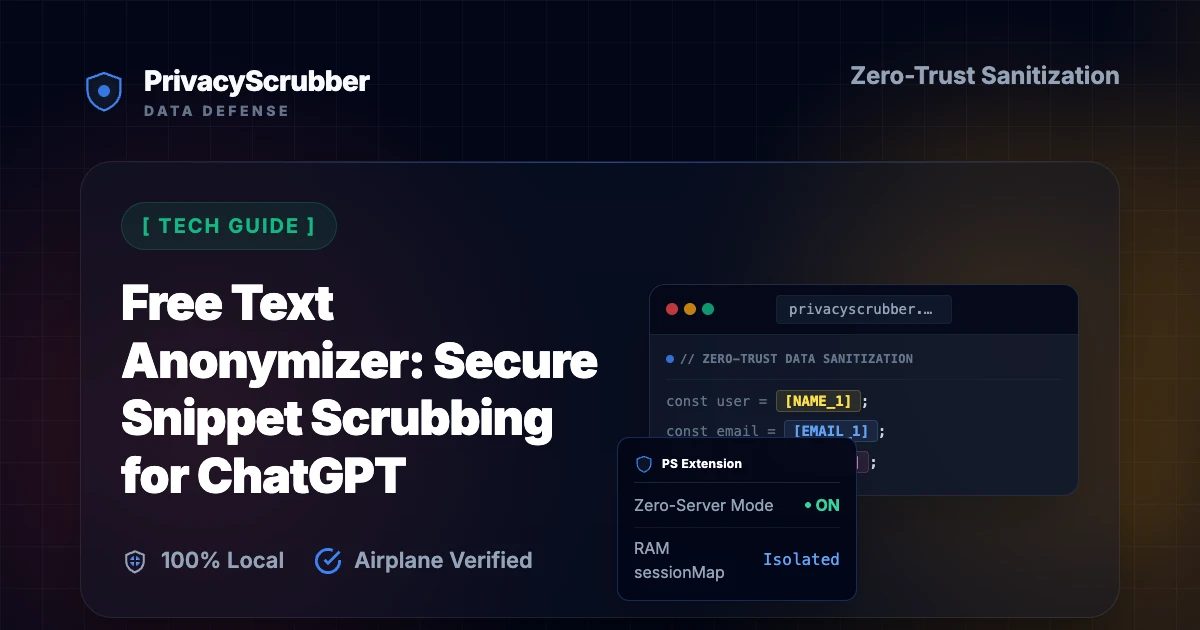 Free Text Anonymizer