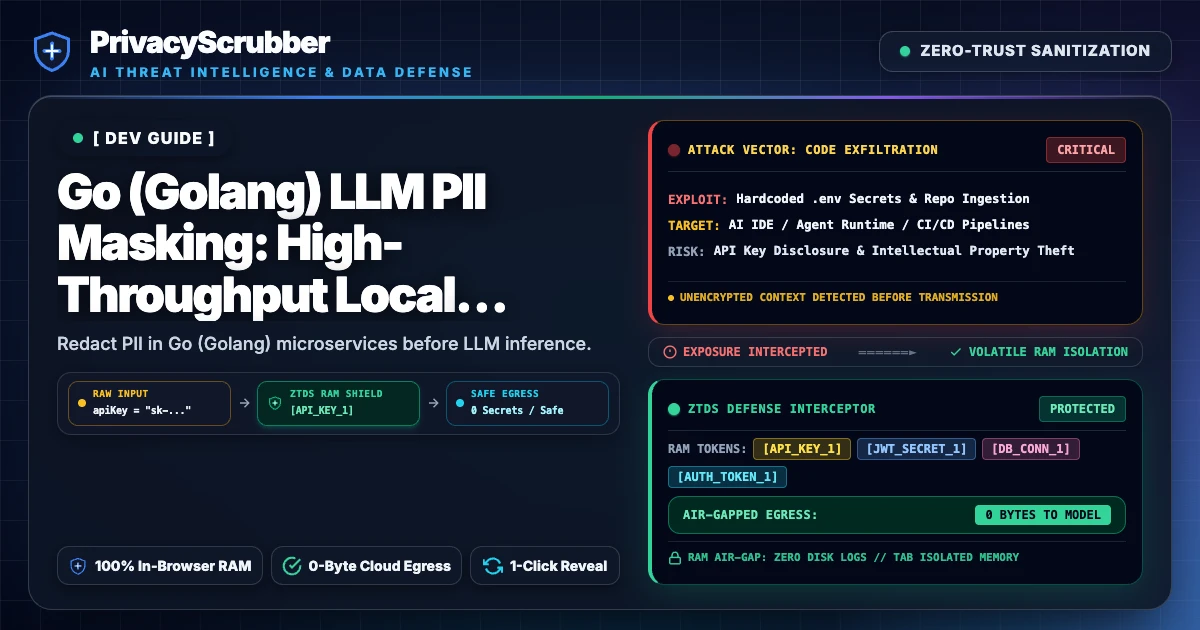 Go (Golang) LLM PII Masking