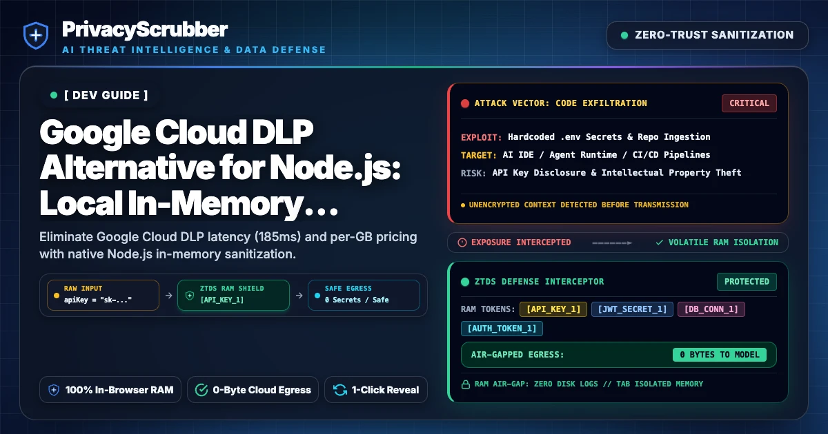 Google Cloud DLP Alternative for Node.js