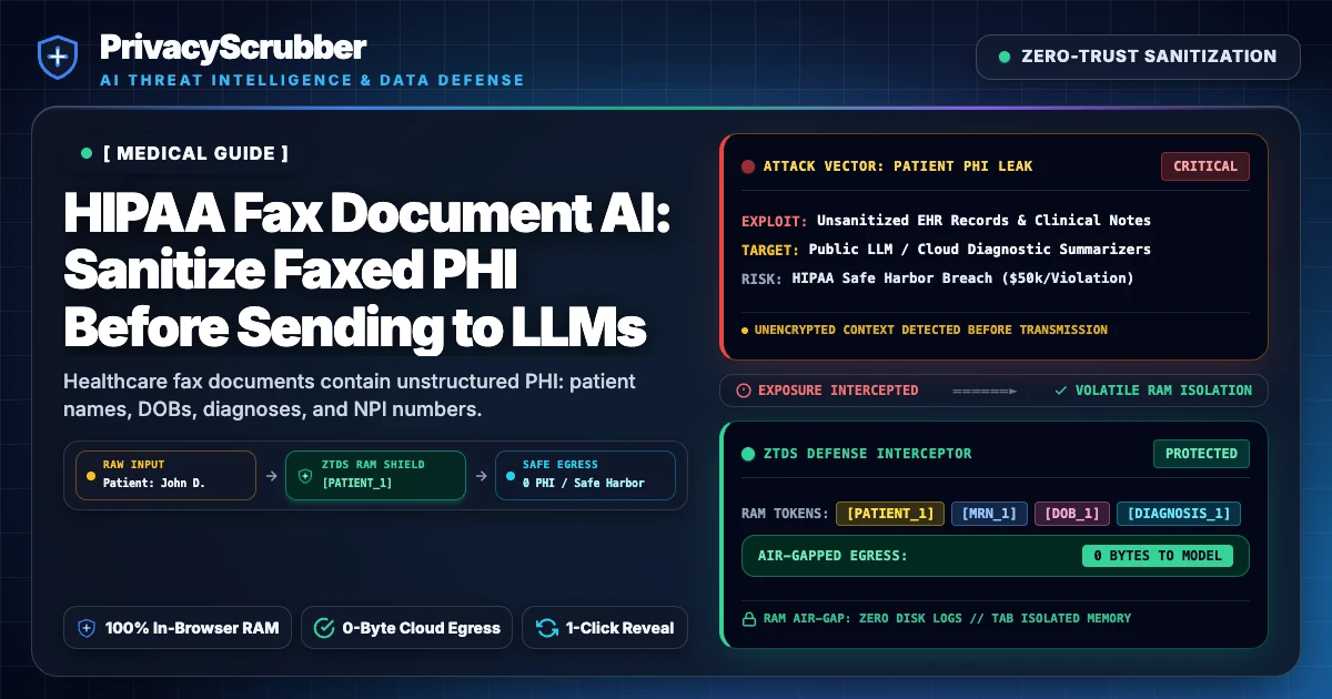 HIPAA Fax Document AI
