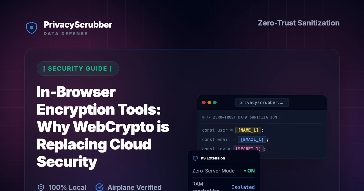 In-Browser Encryption Tools