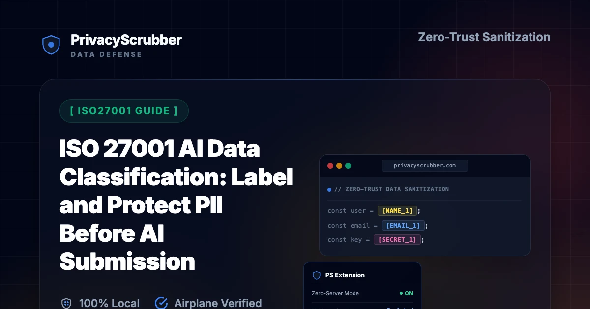 ISO 27001 AI Data Classification