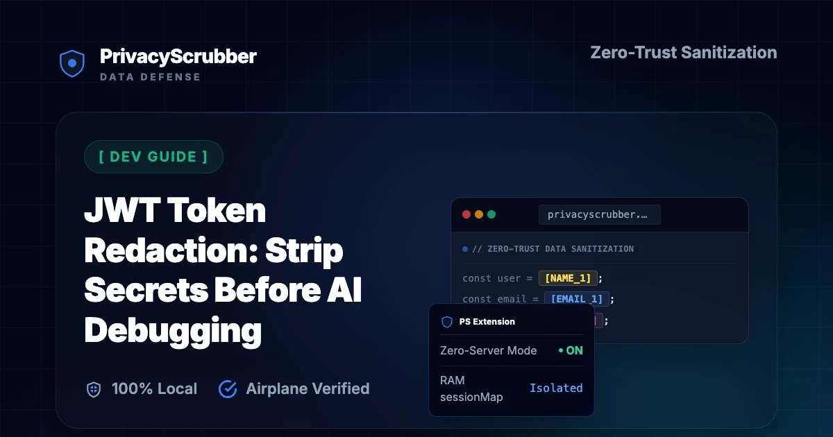JWT Token Redaction