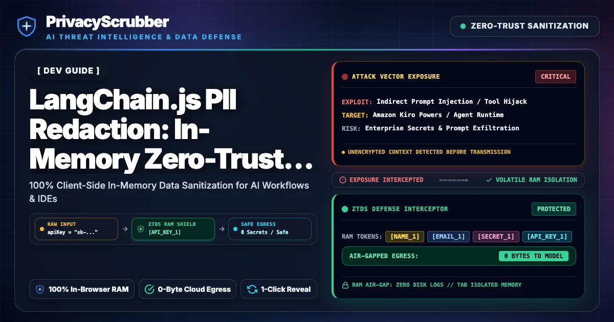 Developer Secrets and PII Protection for Code Analysis