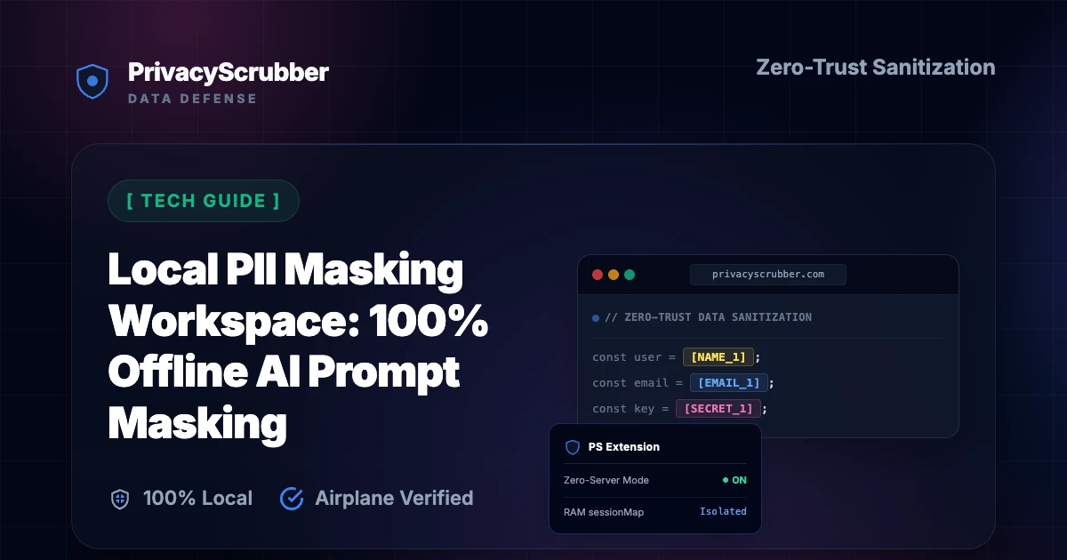 Local PII Masking Workspace