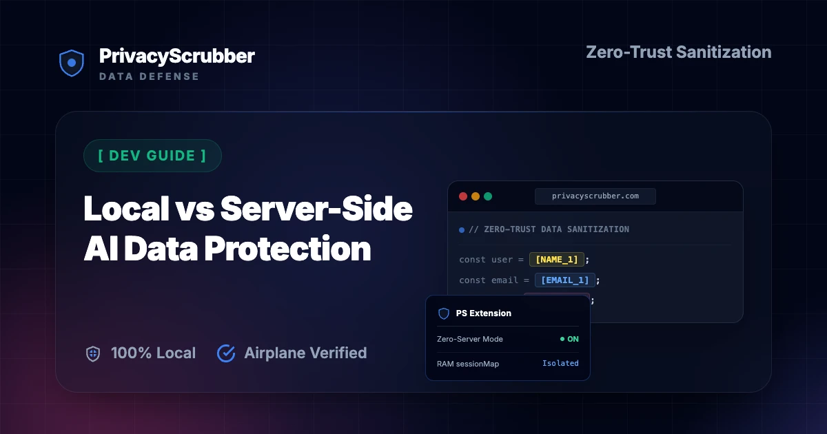 Local vs Server-Side AI Data Protection