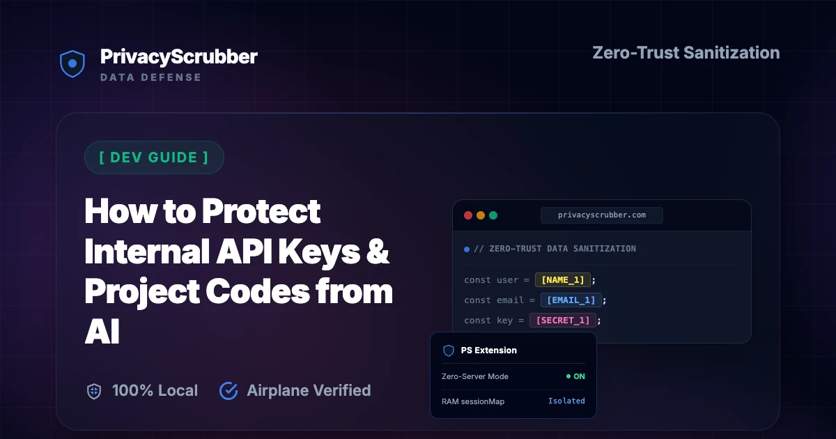 How to Protect Internal API Keys & Project Codes from AI