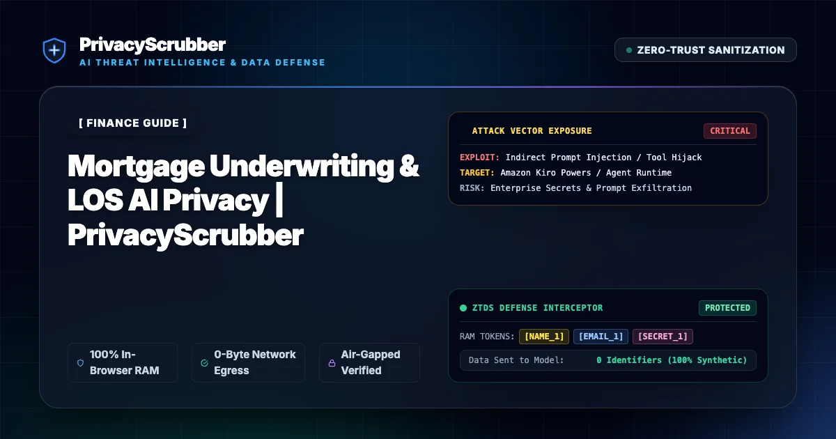Mortgage Underwriting AI Privacy