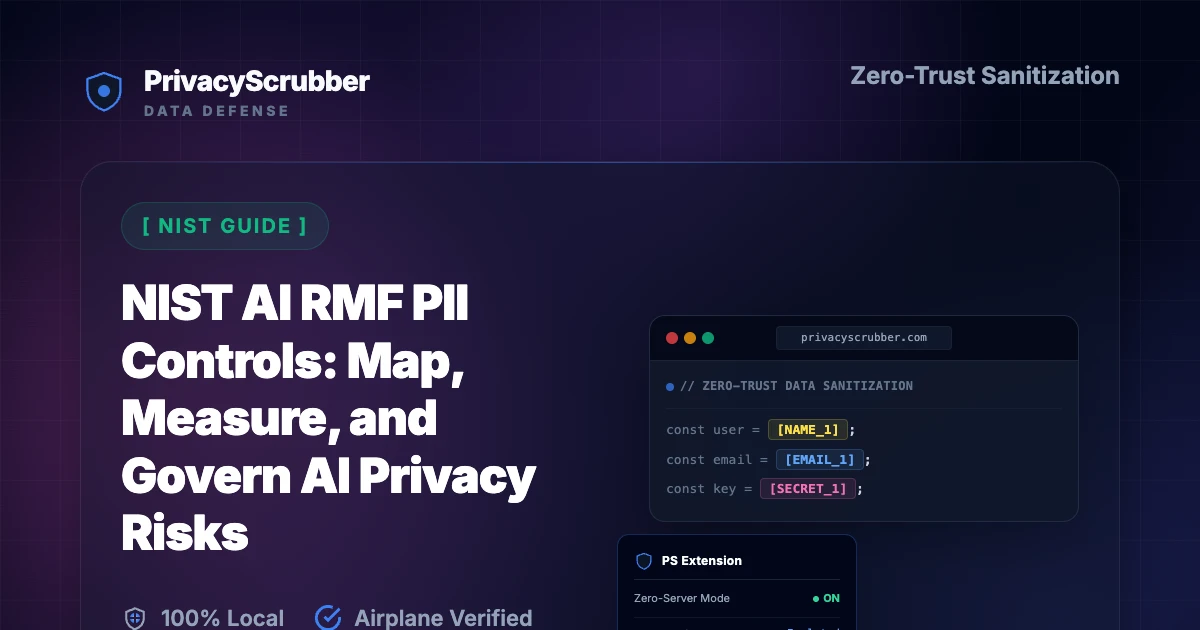 NIST AI RMF PII Controls
