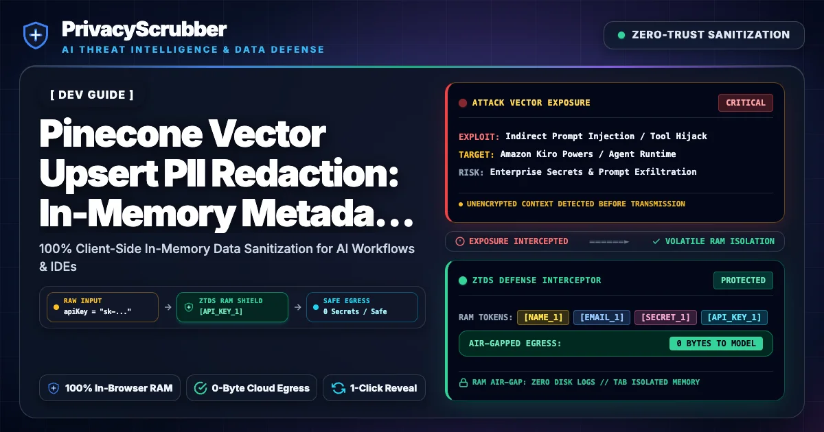 Developer Secrets and PII Protection for Code Analysis