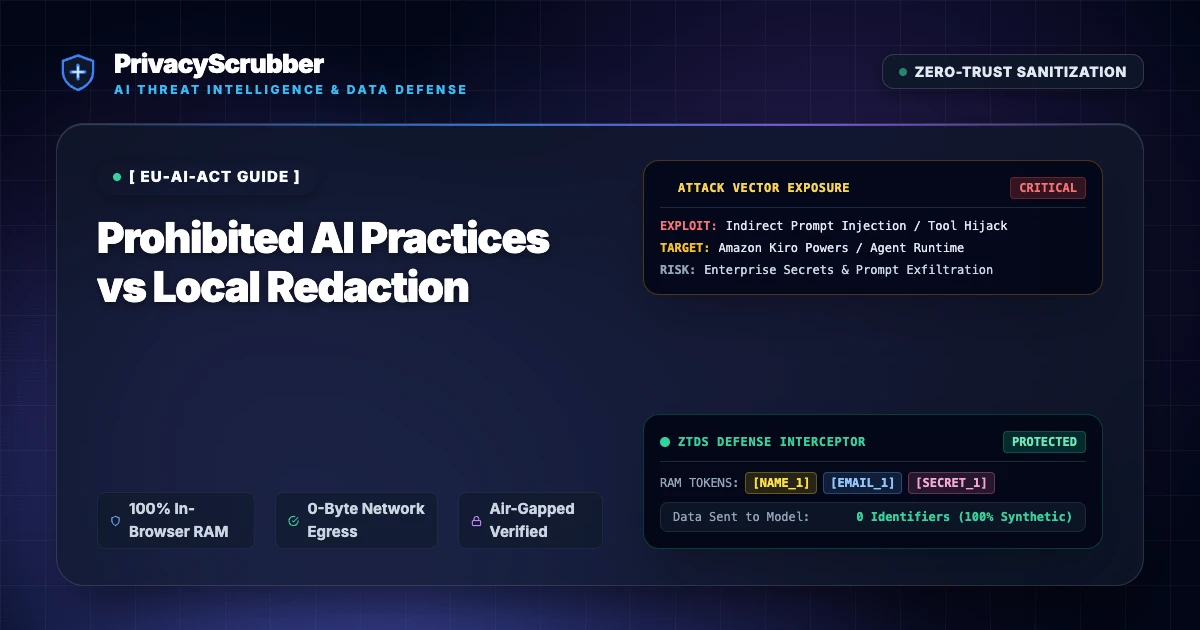 Prohibited AI Practices vs Local Redaction