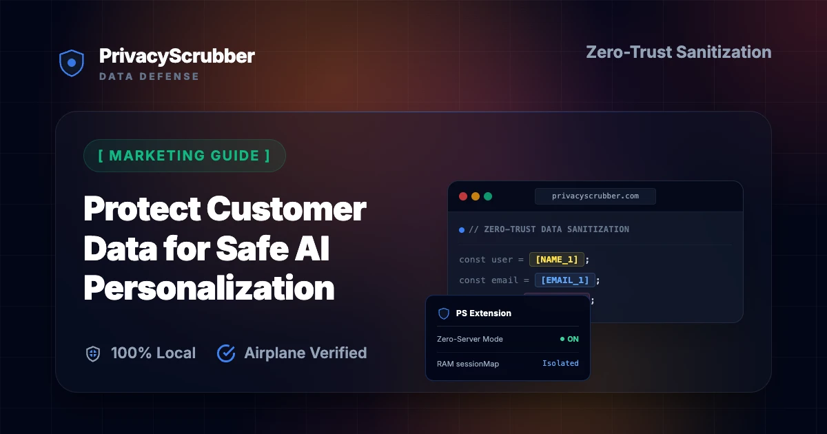 Protect Customer Data for Safe AI Personalization