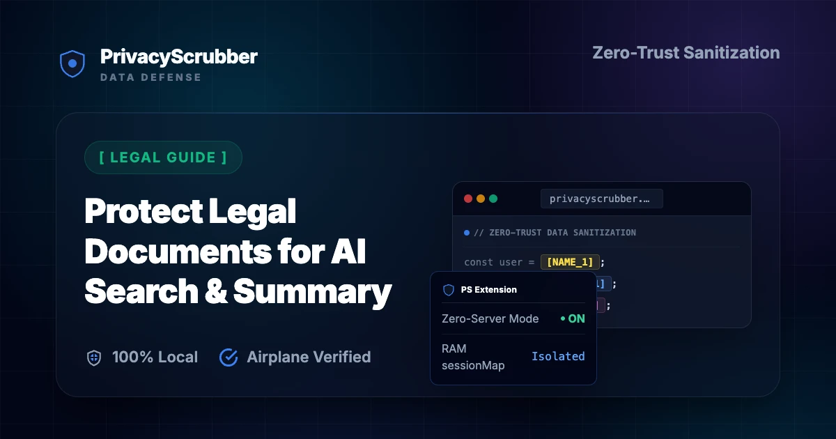 Protect Legal Documents for AI Search & Summary