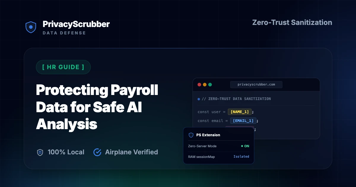 Protecting Payroll Data for Safe AI Analysis