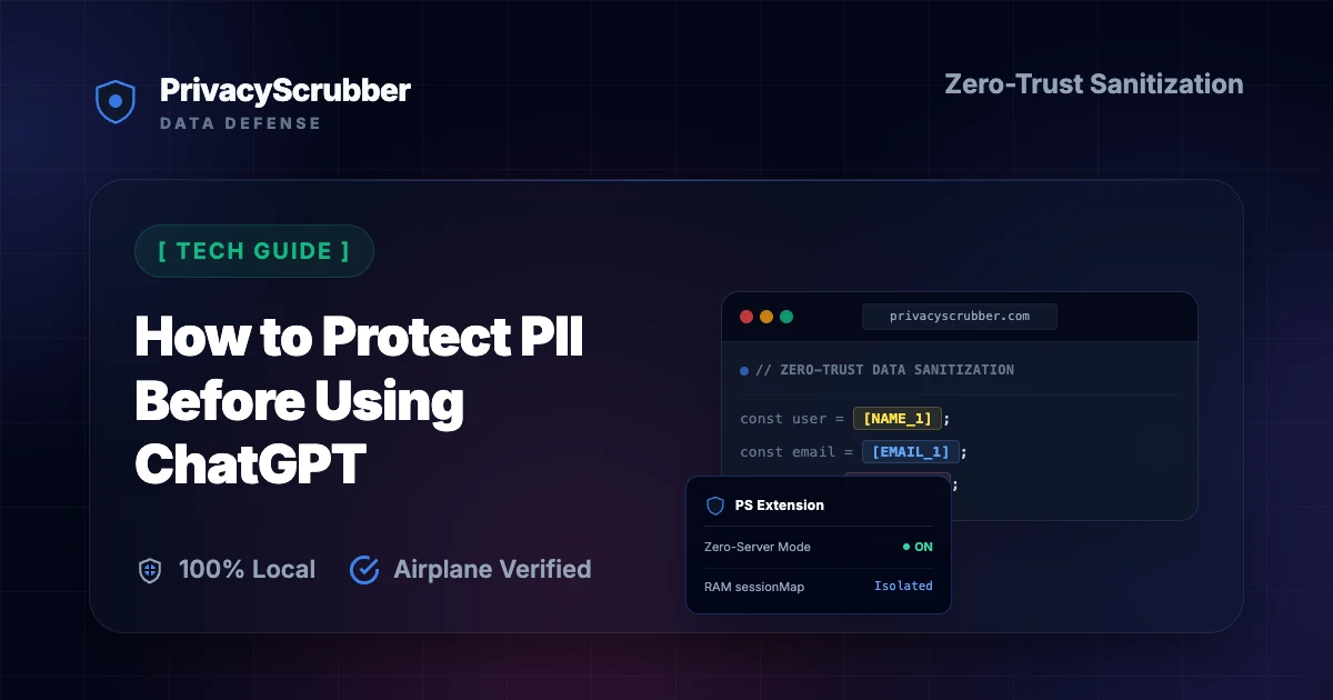 How to Protect PII Before Using ChatGPT