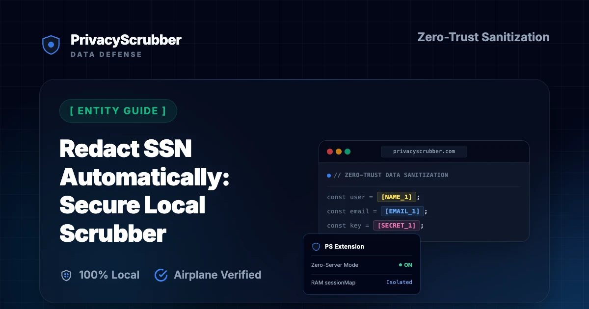 Redact SSN Automatically