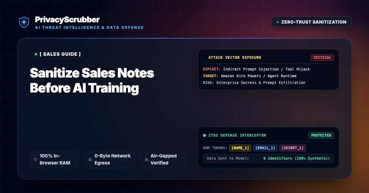 Prospect Data Protection for Sales Outreach