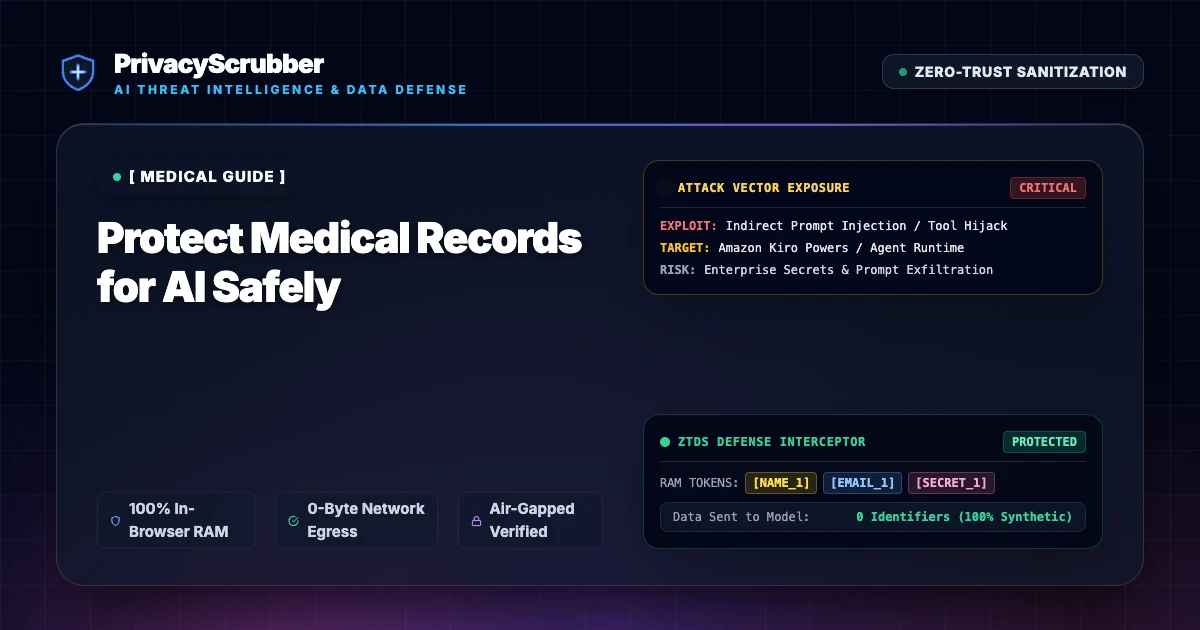 Protect Medical Records for AI Safely
