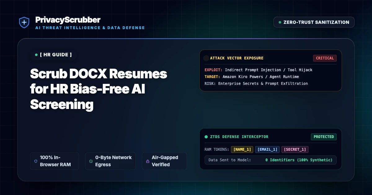 Scrub DOCX Resumes for HR Bias-Free AI Screening