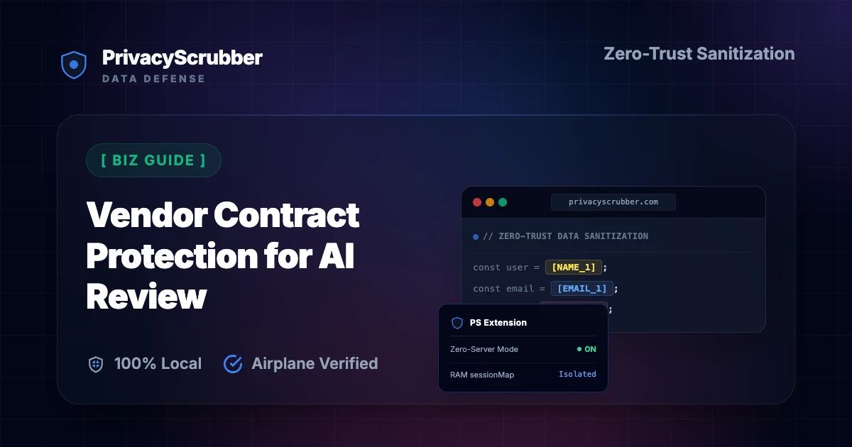 Vendor Contract Protection for AI Review